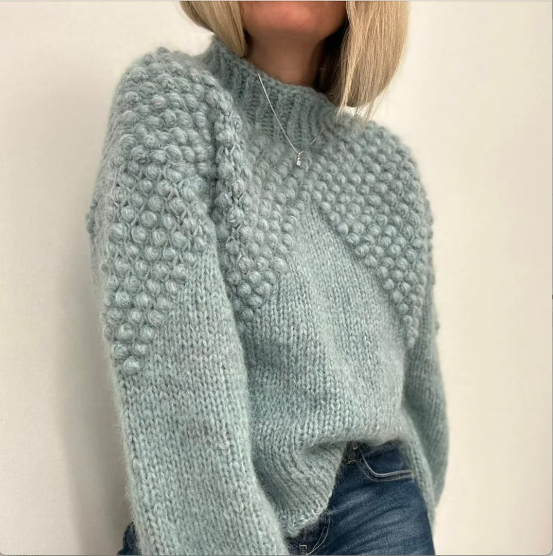 Elegant-Patterned Classy Pullover Knitting Pattern
