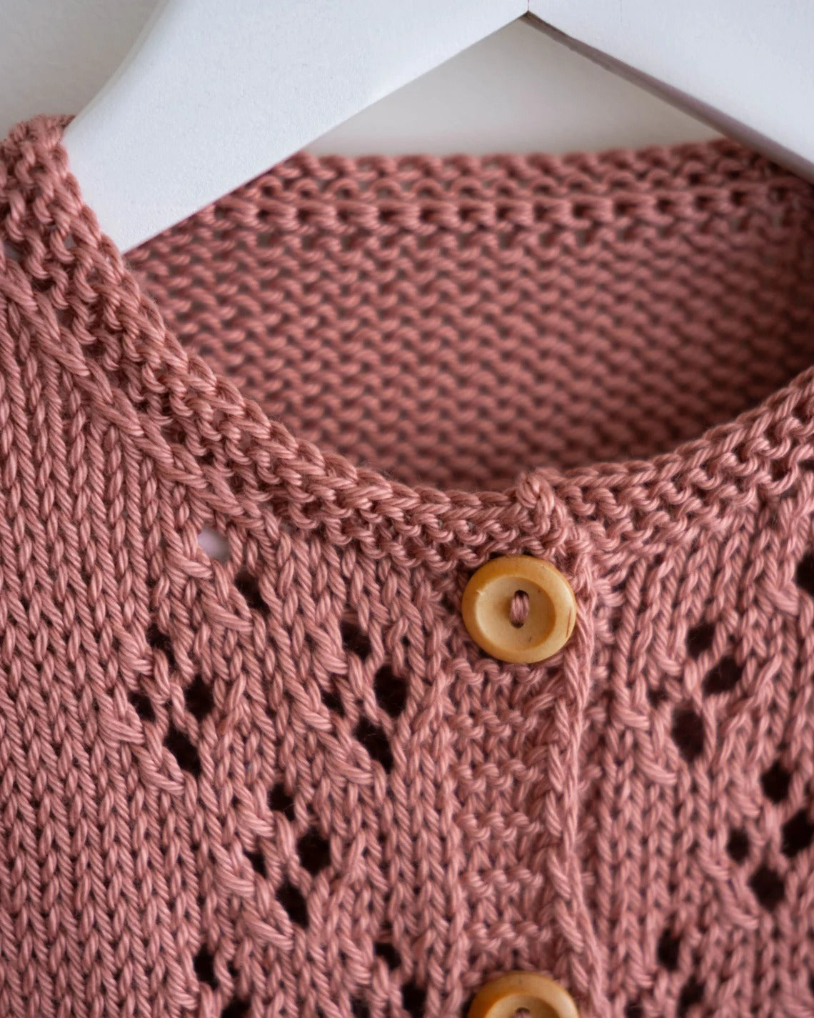Delicate Infant Buttoned Jacket Knitting Pattern