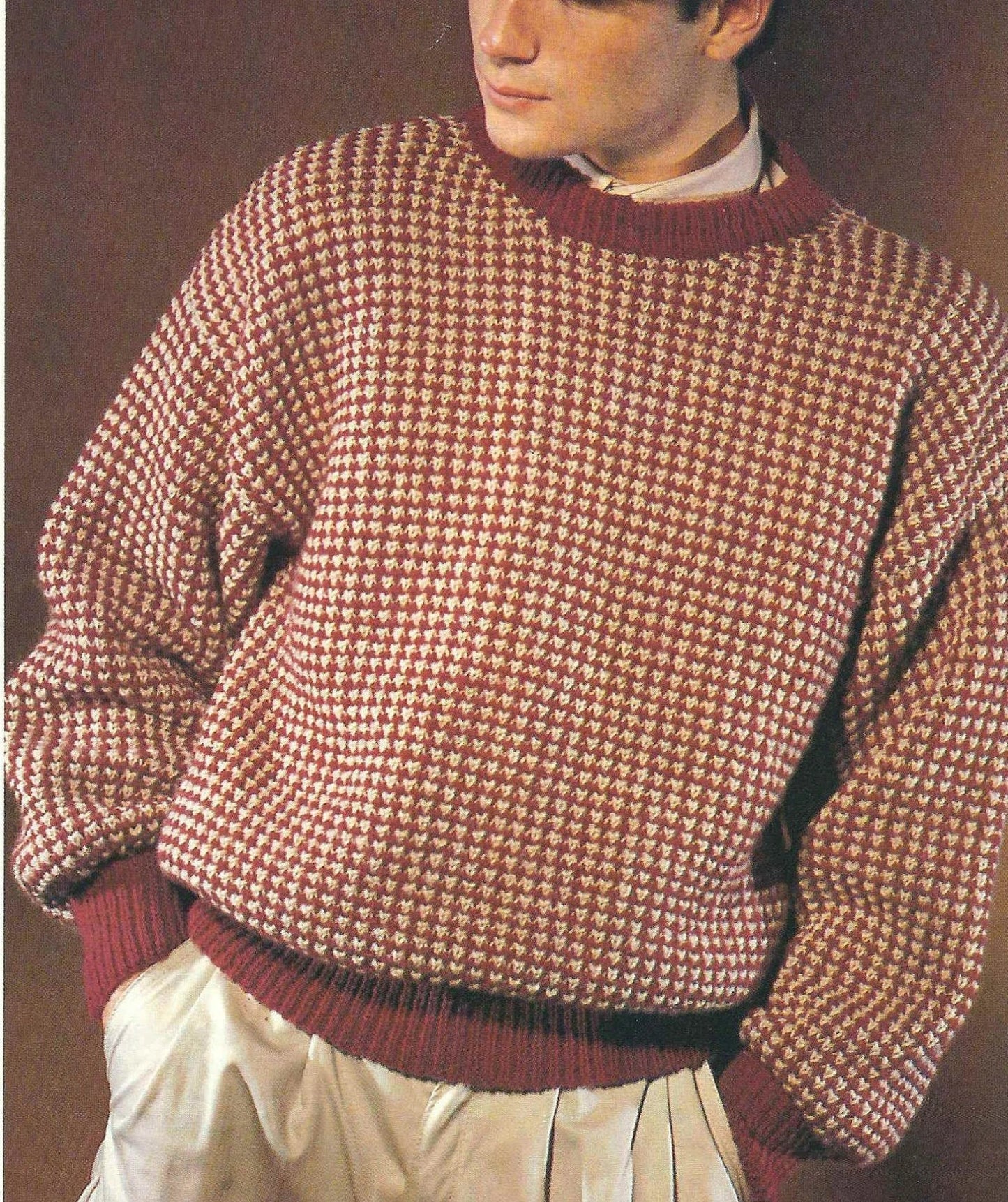 Heritage Gentleman Pullover Knitting Pattern