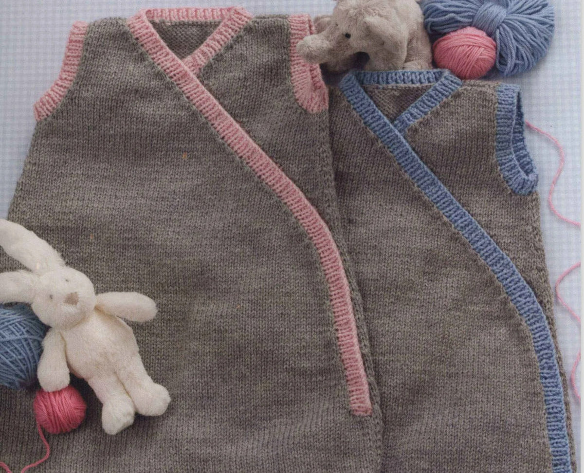 Gentle Newborn Sleep Sack Knitting Pattern