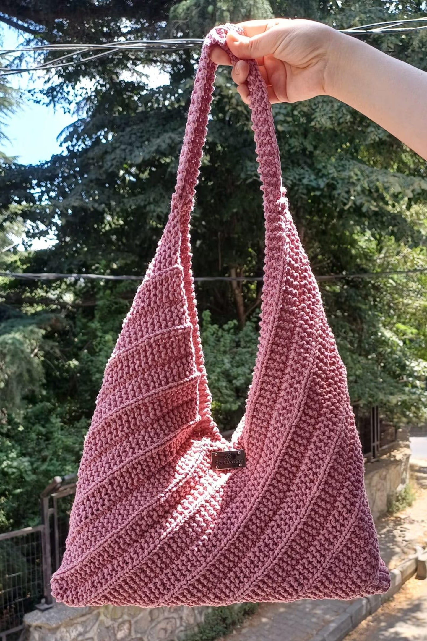 Structured Everyday Carryall Bag Knitting Pattern