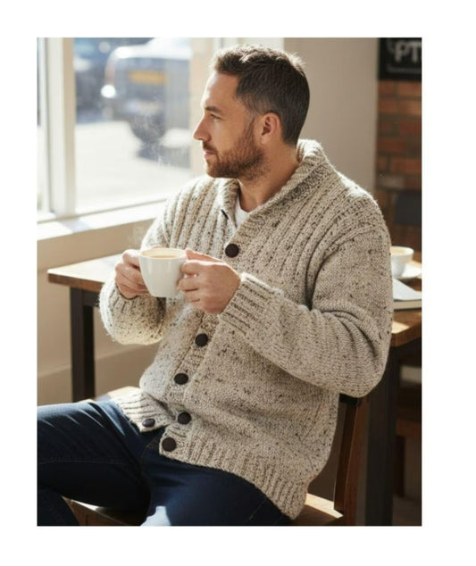 Ribbed Classic Comfy Jacket Knitting Pattern