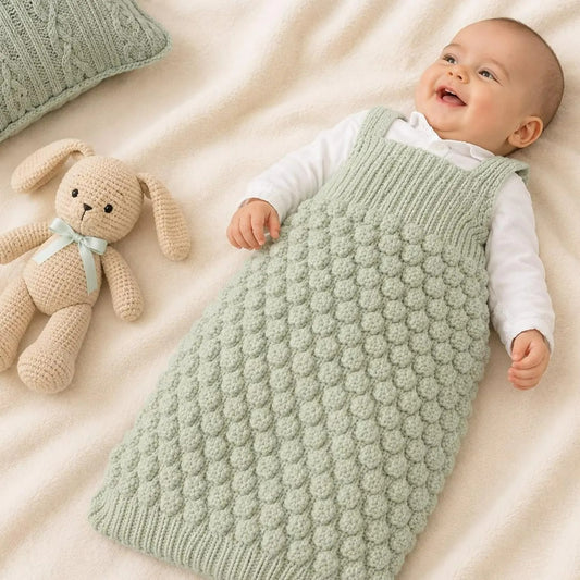Snuggly Infant Sleep Cocoon Knitting Pattern