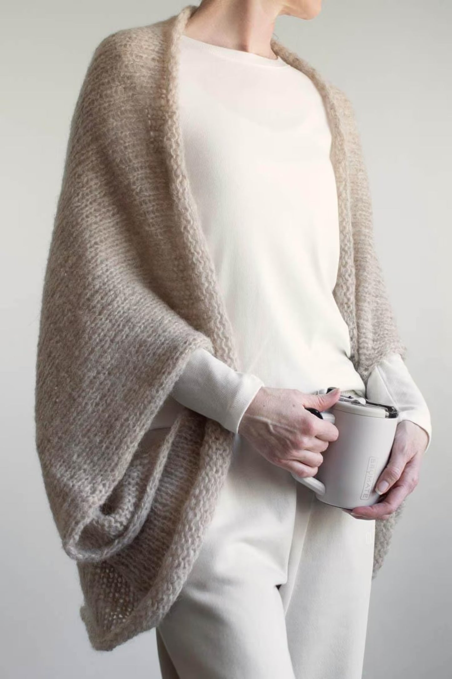 Relaxed Draped Shoulder Layer Knitting Pattern