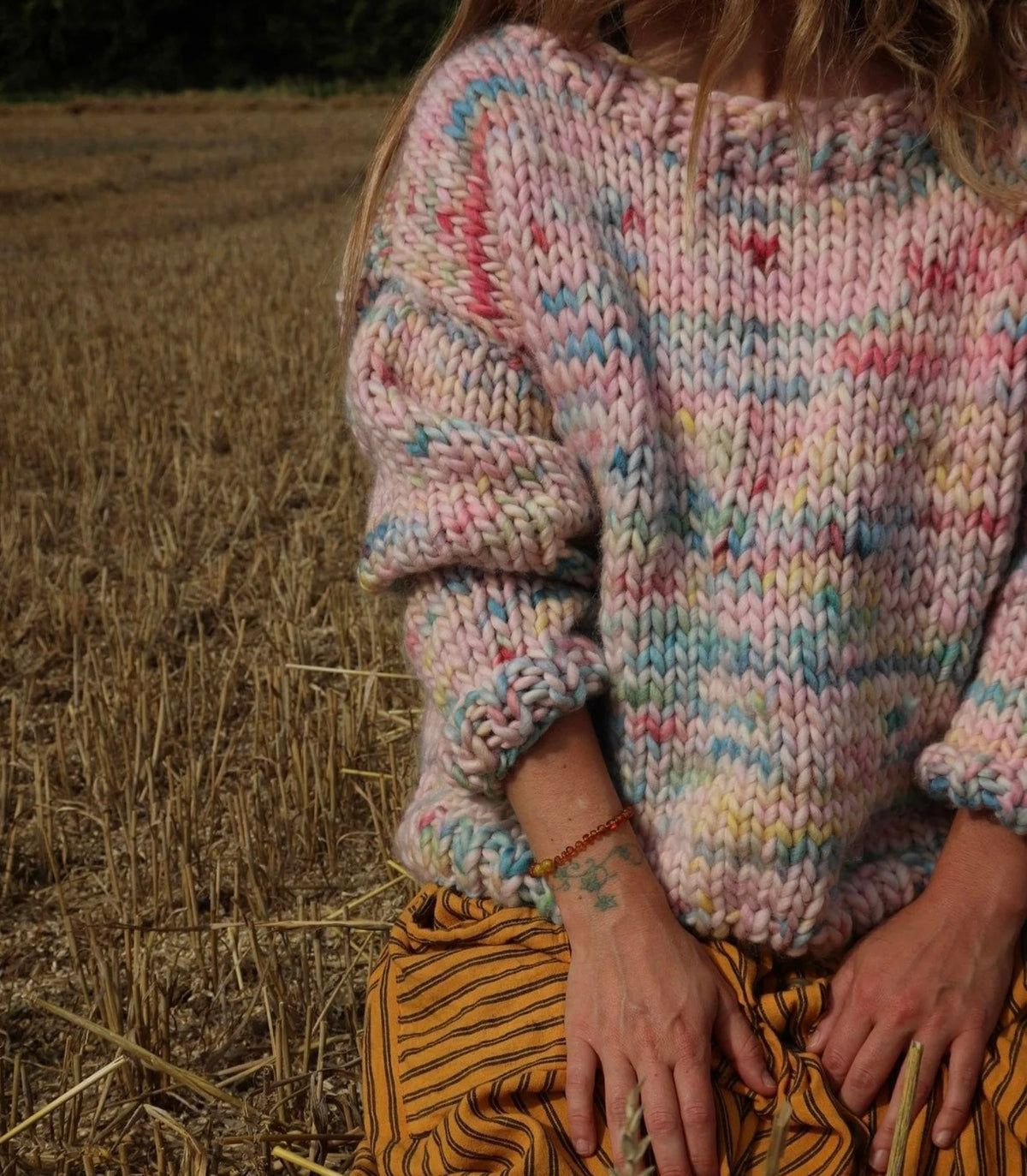 Oversized Comfort Chunky Sweater Knitting Pattern