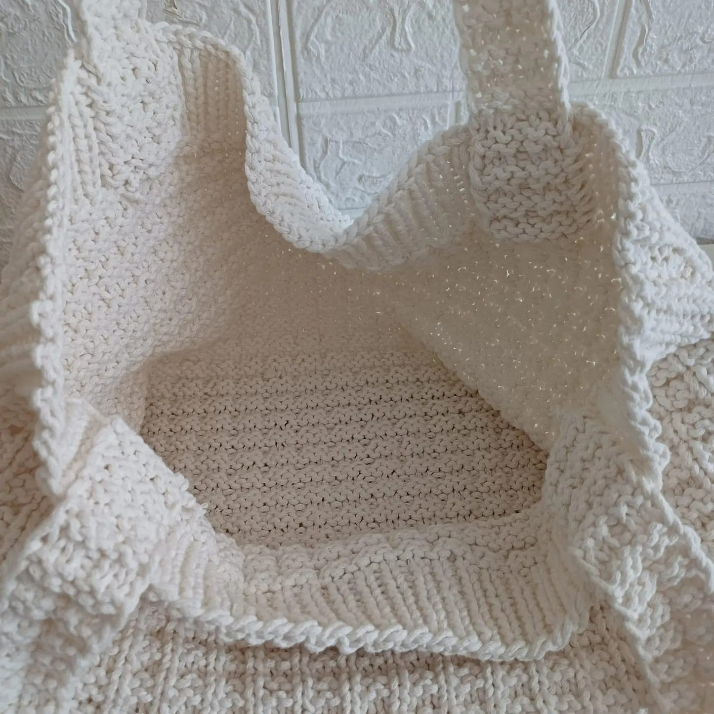 Everyday Carry Knit Tote Beginner Knitting Pattern