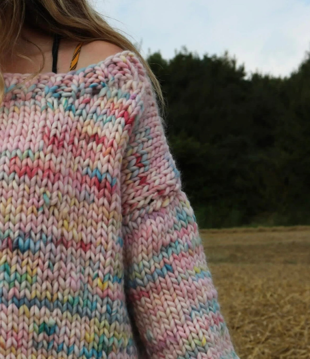 Oversized Comfort Chunky Sweater Knitting Pattern