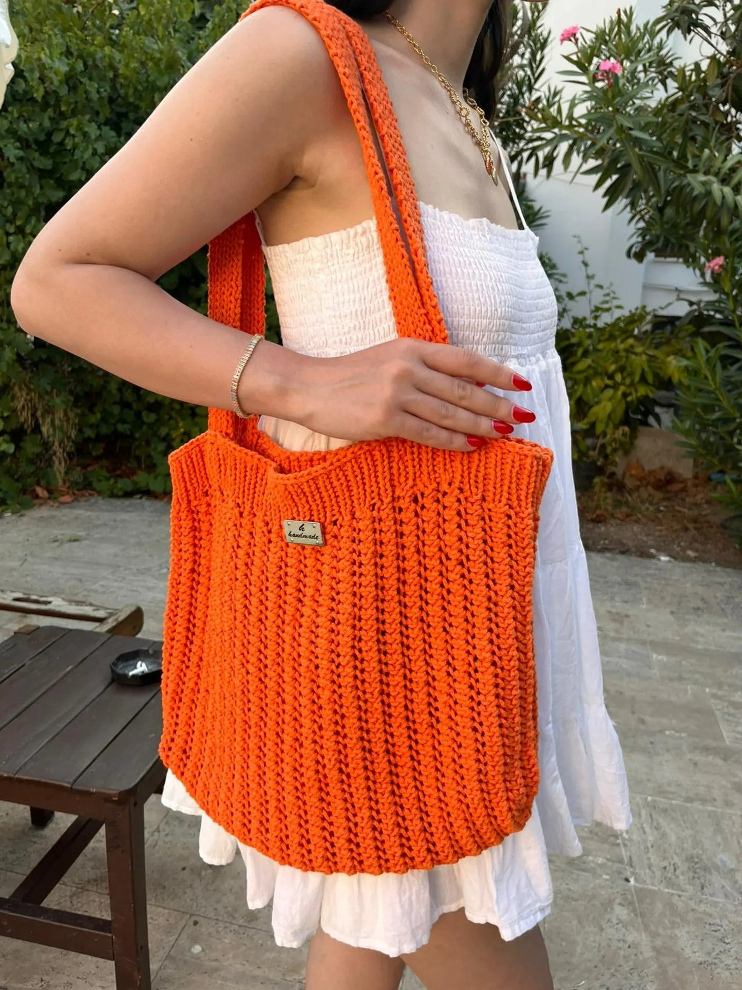 Chunky Utility Handbag Knit Design Pattern