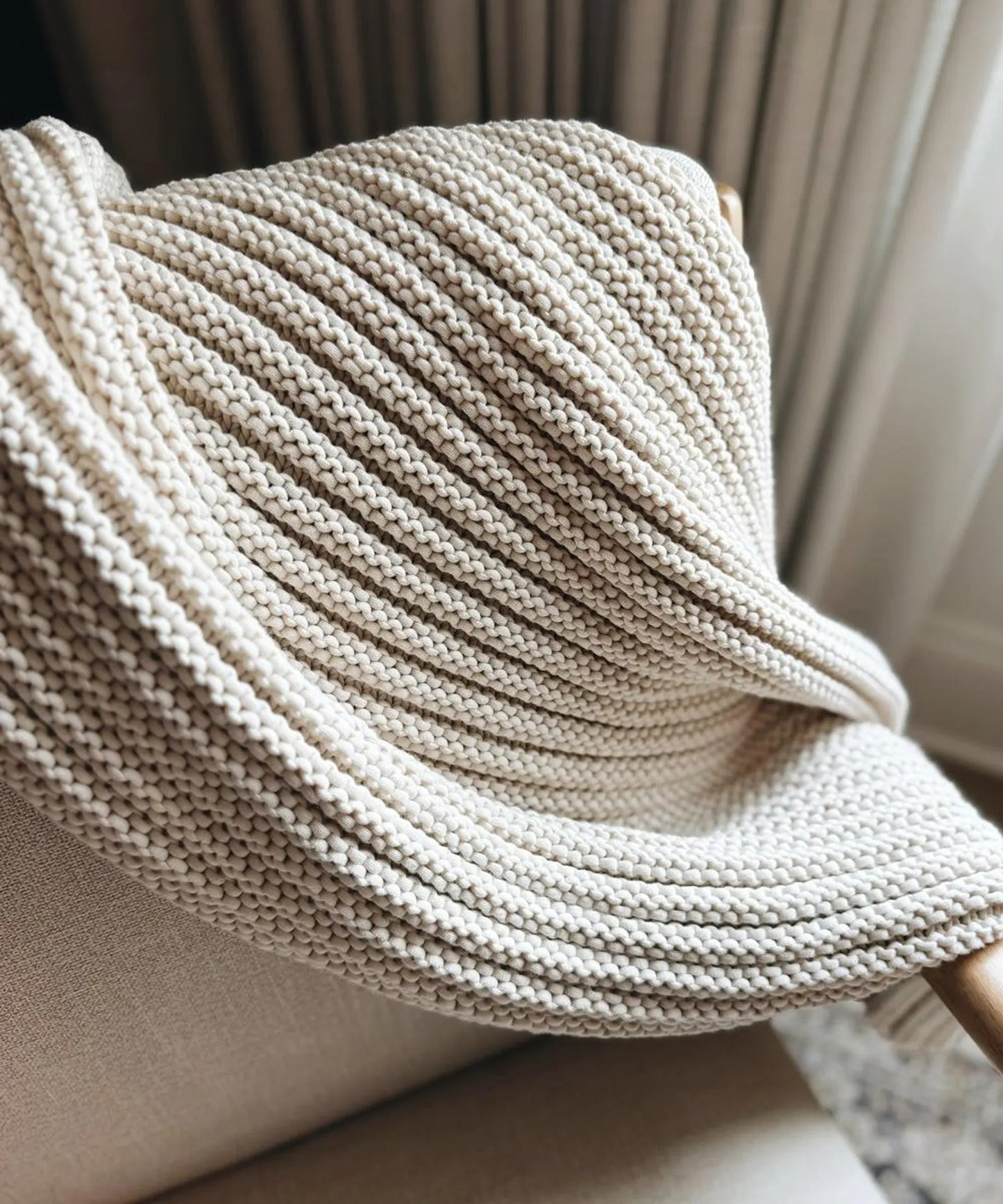 Clean Lines Minimal Project Easy Knitting Pattern