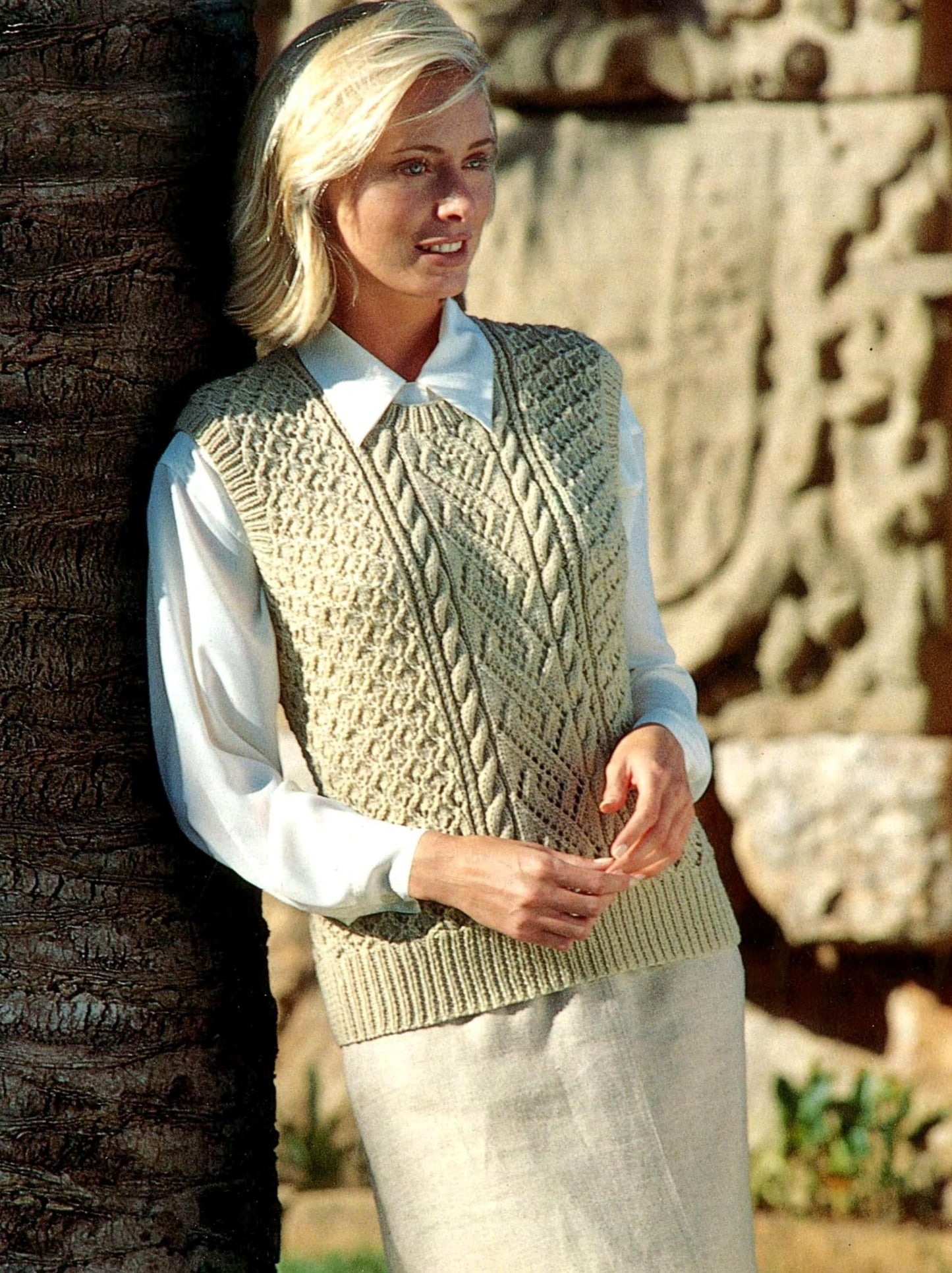Elegant Soft Drape Knit Sweater Knitting Pattern