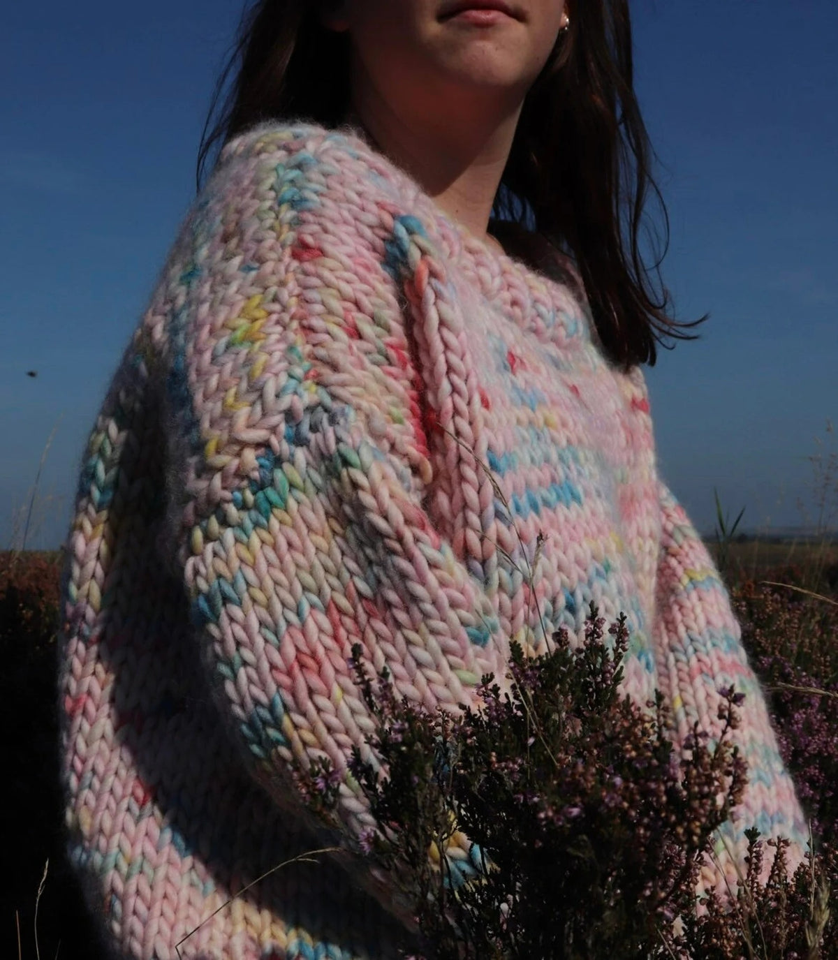 Oversized Comfort Chunky Sweater Knitting Pattern