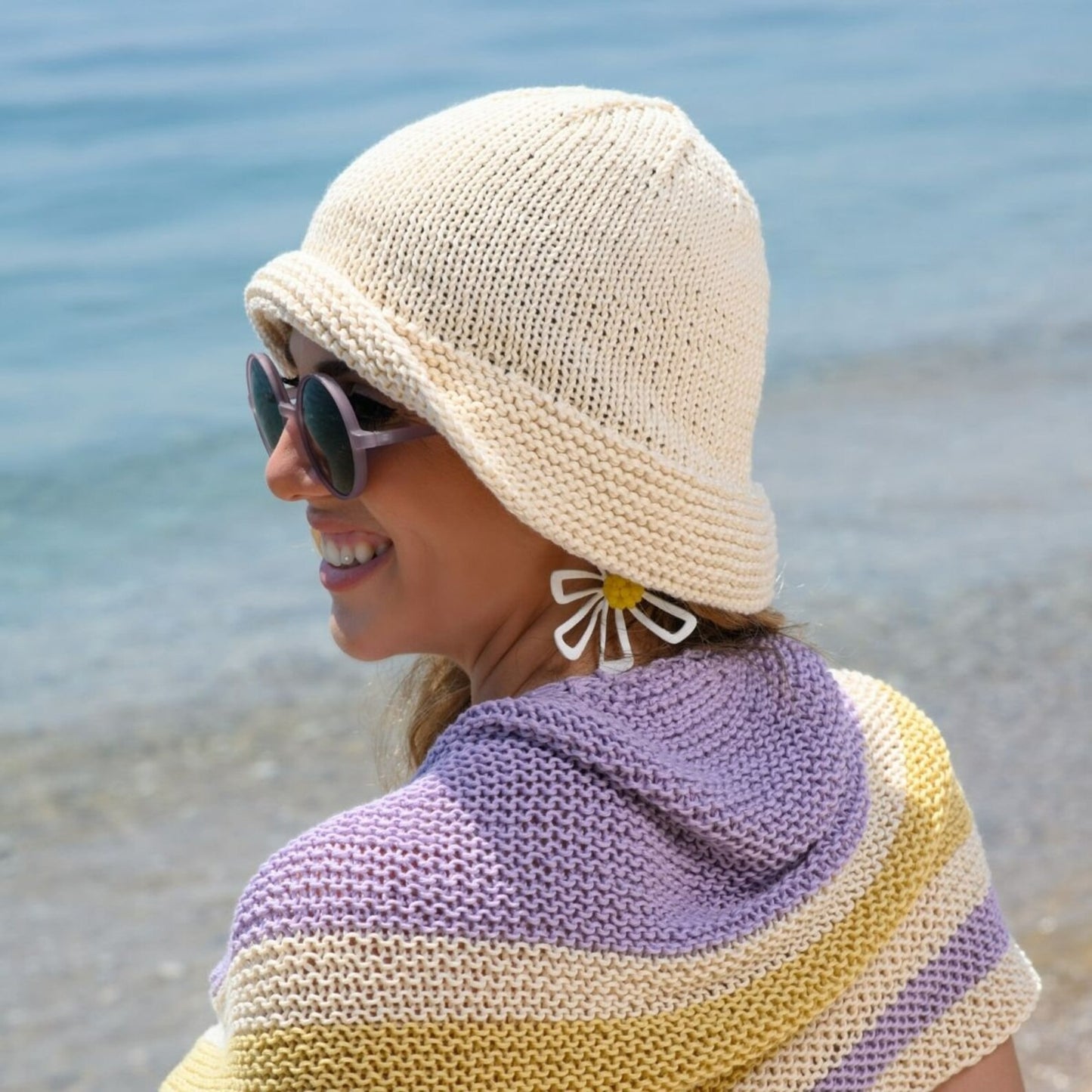 Clia Cozy Summer Hat Knitting Pattern