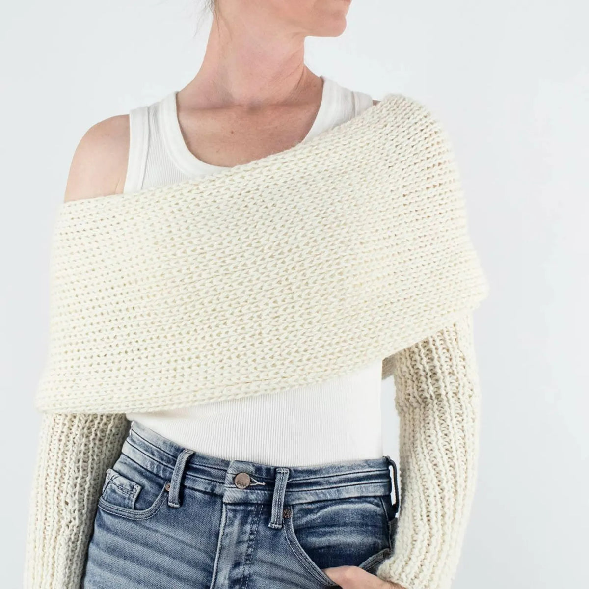 Featherlight Sleeve Wrap Knitting Pattern