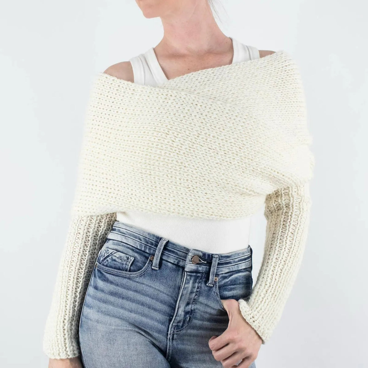 Featherlight Sleeve Wrap Knitting Pattern
