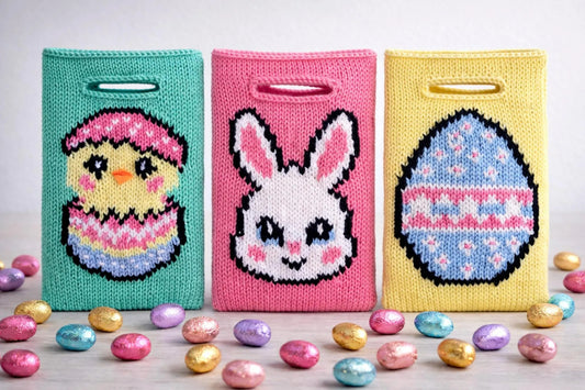Easter Treat Holder Knit Bag Knitting Pattern