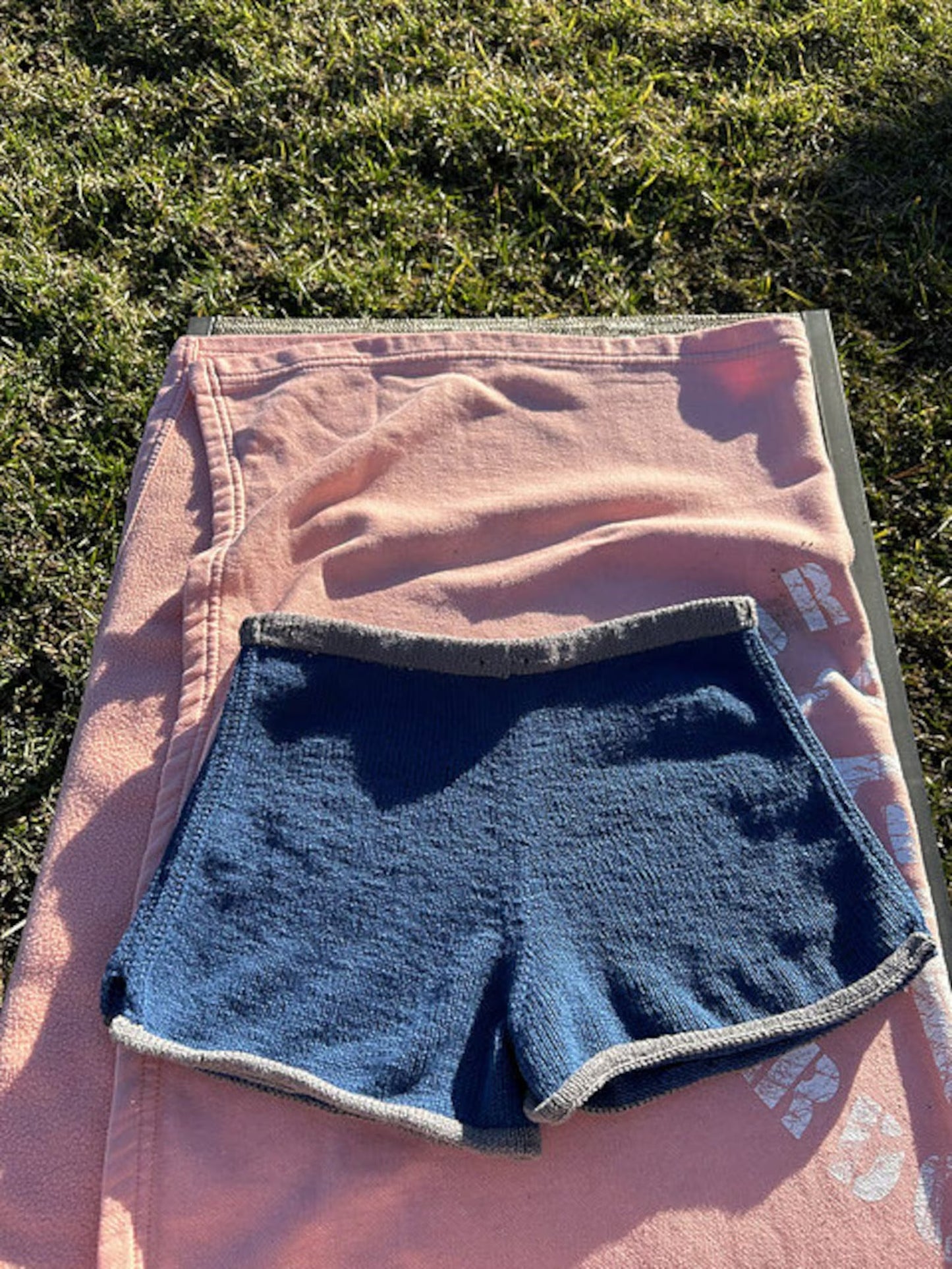 Relaxed Everyday Knit Lounge Shorts Knitting Pattern