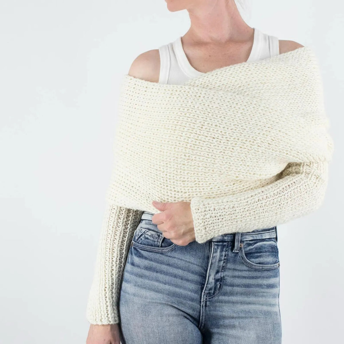 Featherlight Sleeve Wrap Knitting Pattern