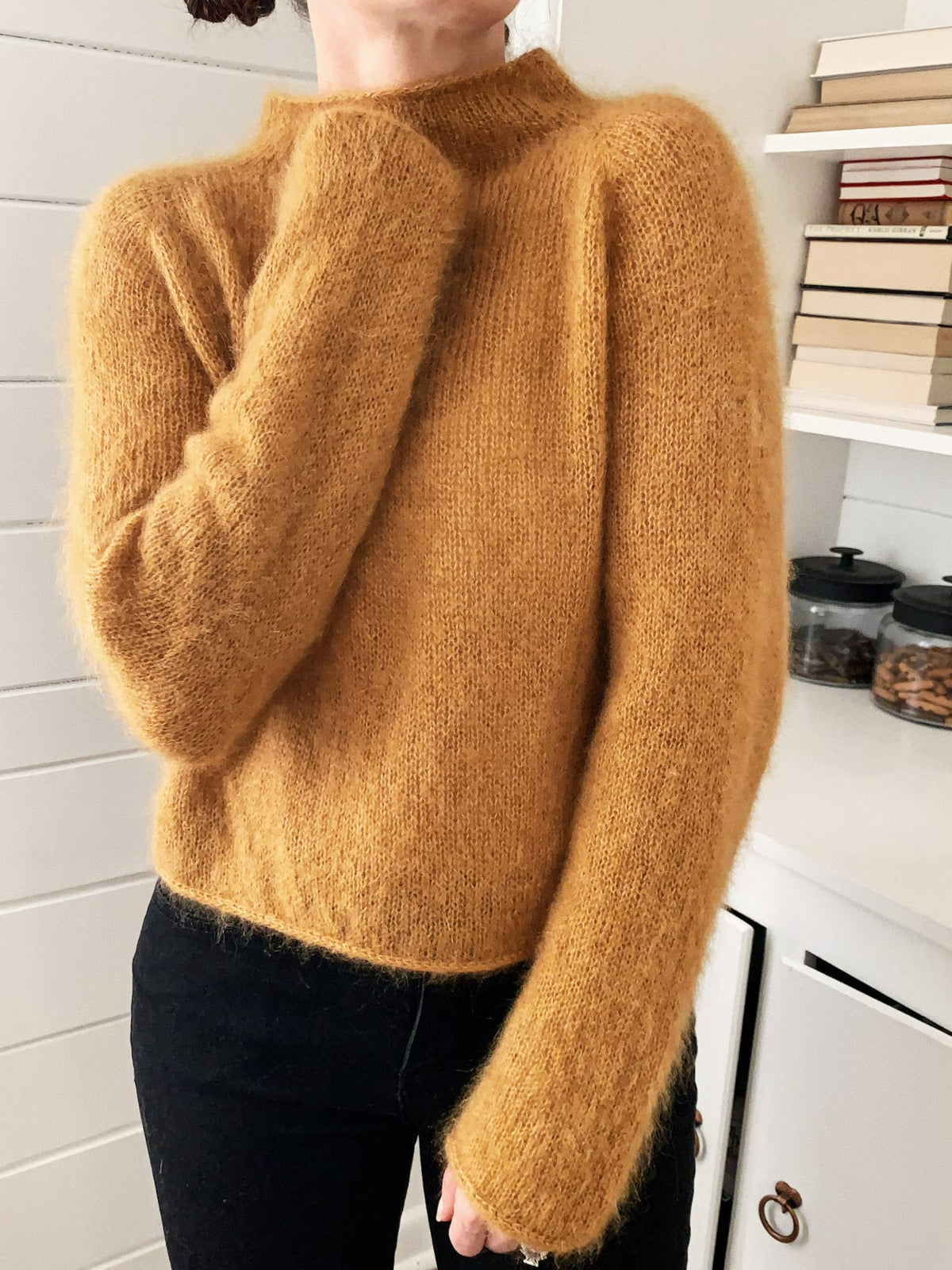 Refined Mohair Pullover Knitting Pattern