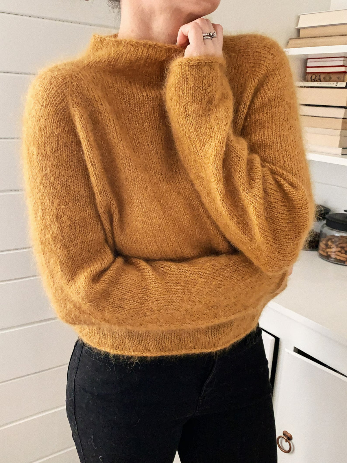 Refined Mohair Pullover Knitting Pattern