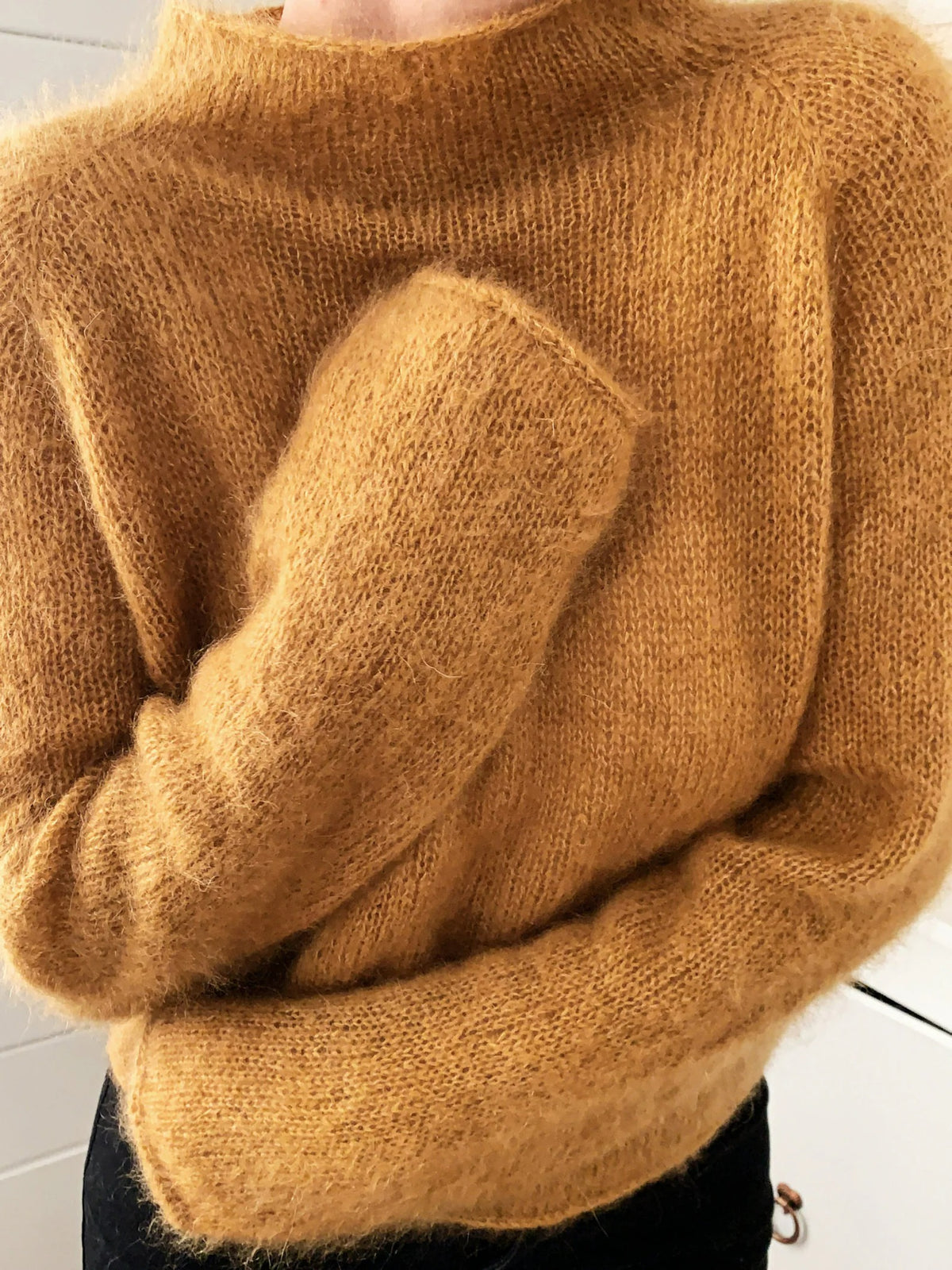 Refined Mohair Pullover Knitting Pattern