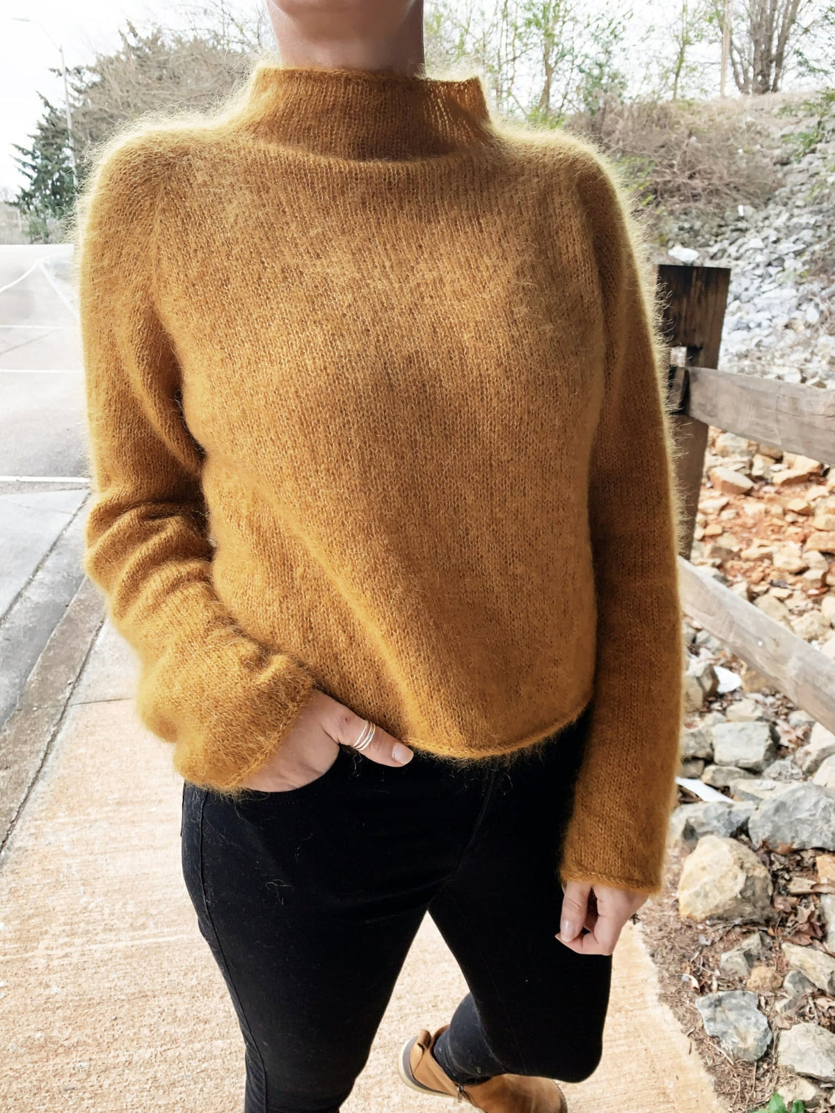 Refined Mohair Pullover Knitting Pattern