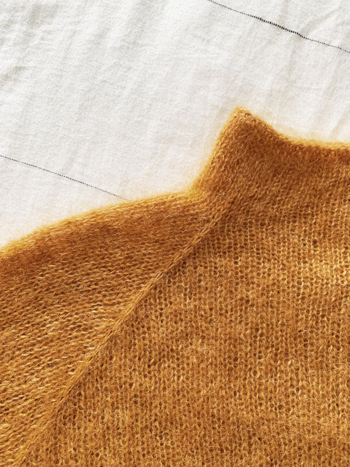 Refined Mohair Pullover Knitting Pattern