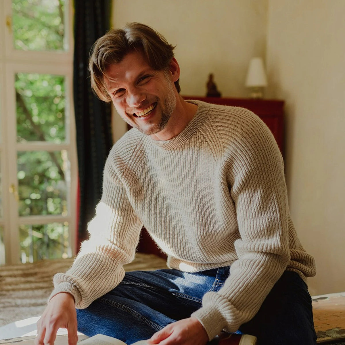 Classic Everyday Men's Sweater Knitting Pattern