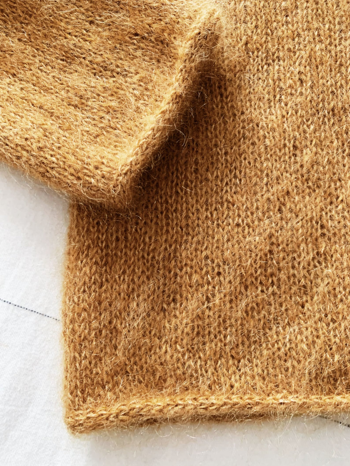Refined Mohair Pullover Knitting Pattern