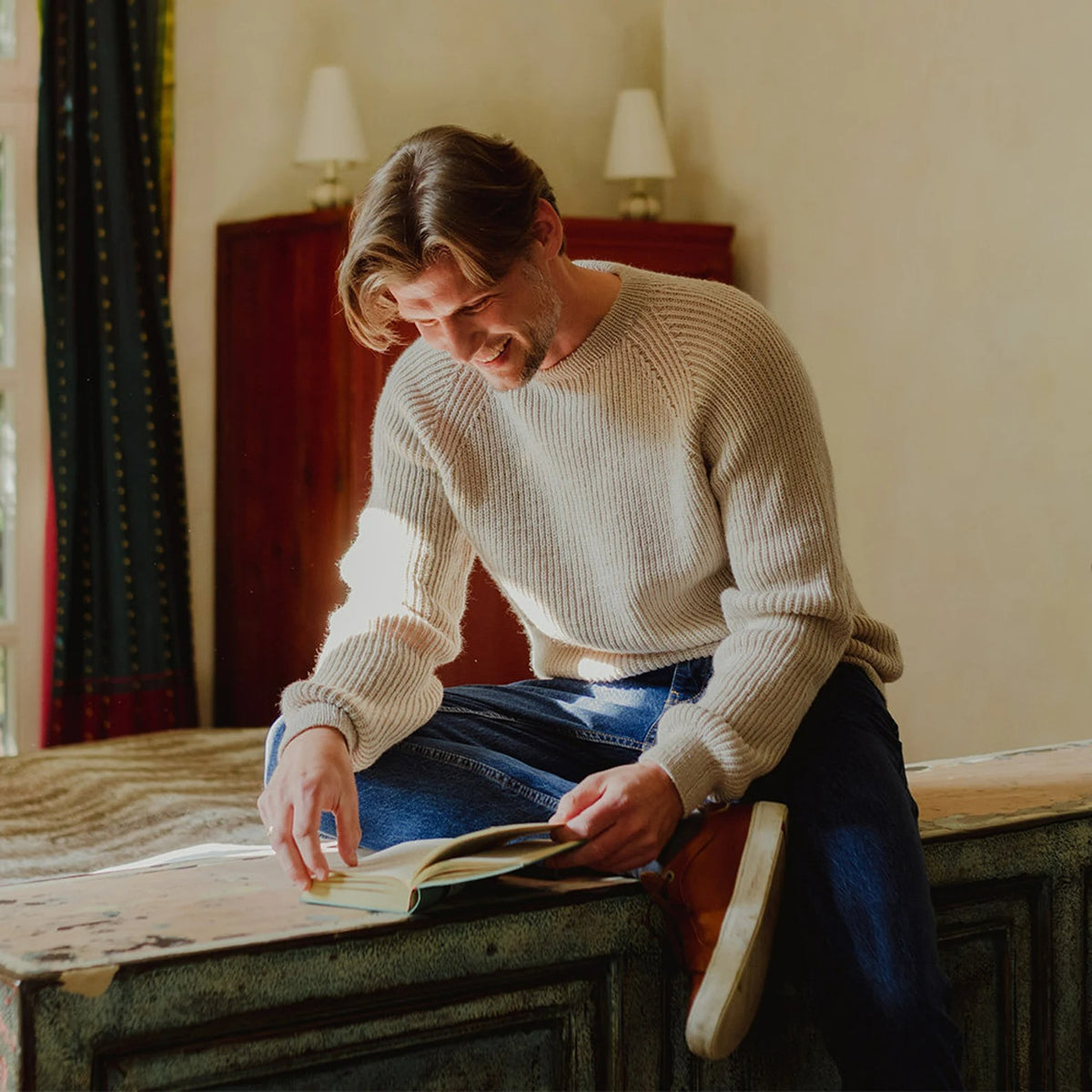 Classic Everyday Men's Sweater Knitting Pattern