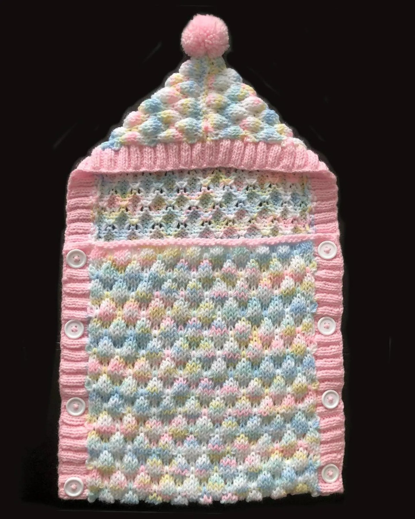 Baby Bubble Nest Knitting Pattern