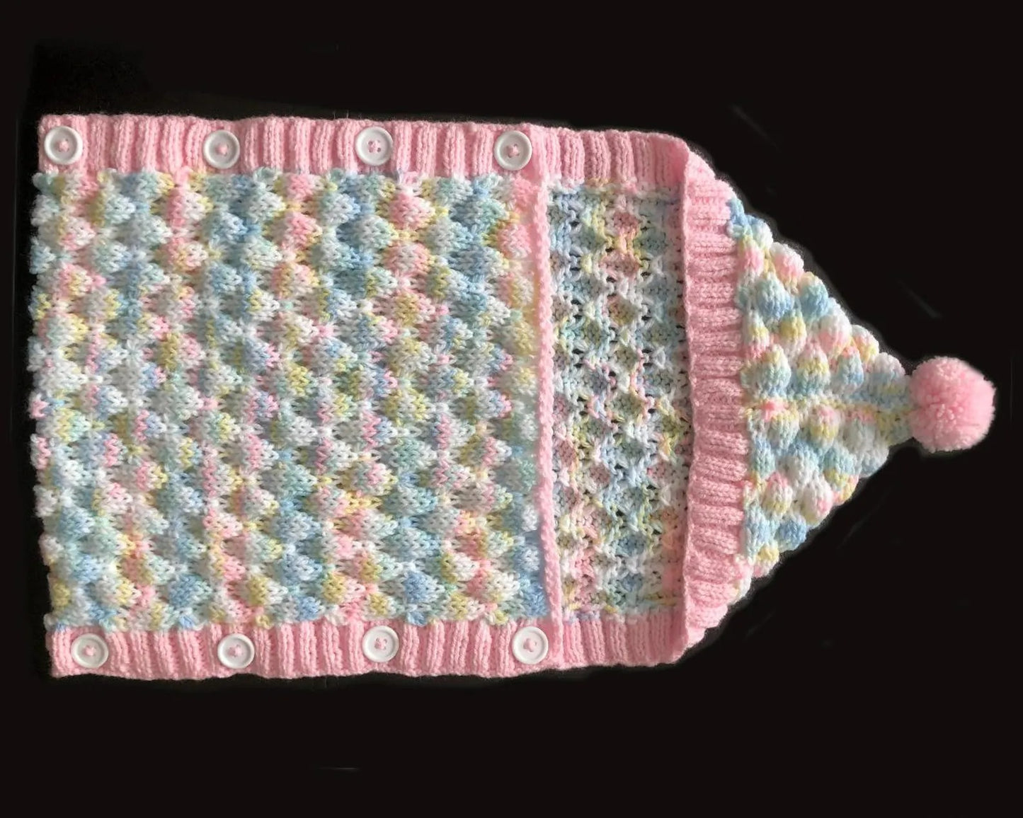 Baby Bubble Nest Knitting Pattern