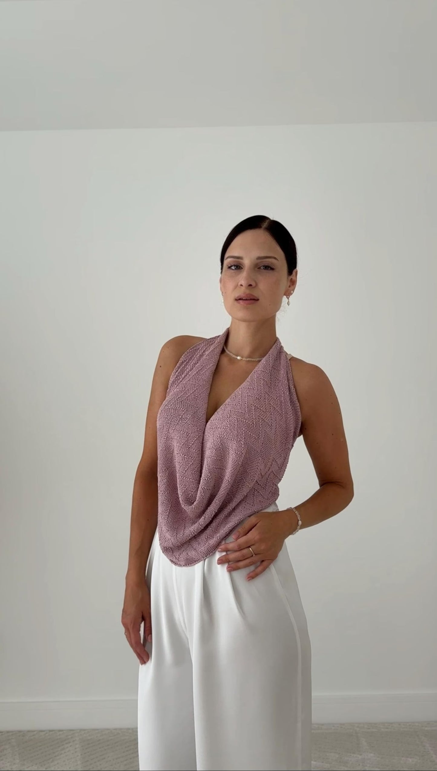 Versatile Convertible Wrap Top Knitting Pattern