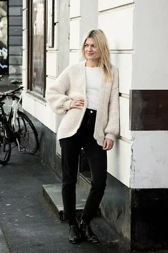 Old Money Chunky Jacket Knitting Pattern