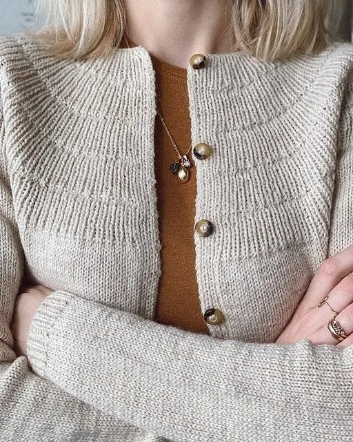 Clean Girl Office Cardigan Knitting Pattern