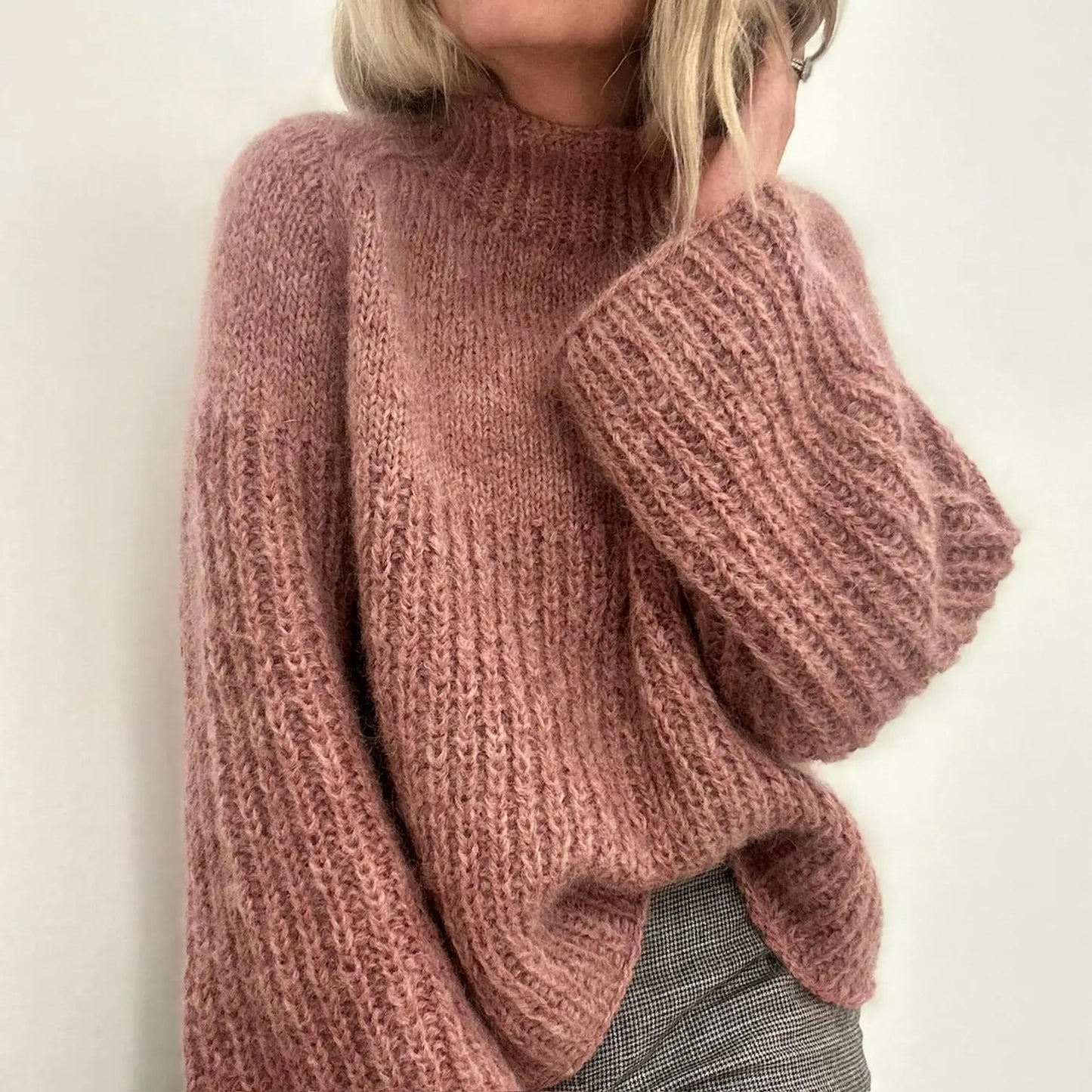 Multi Pattern  Pullover Knitting Pattern