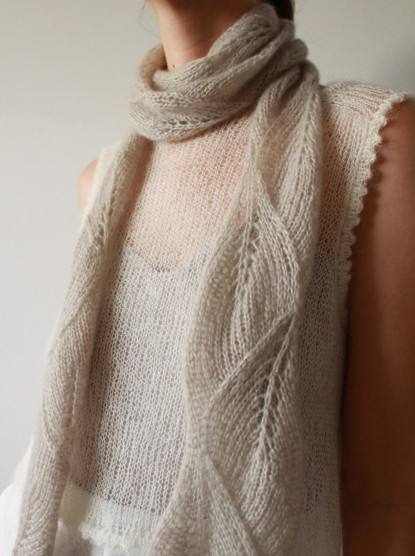 Featherlight Neck Wrap Knitting Pattern