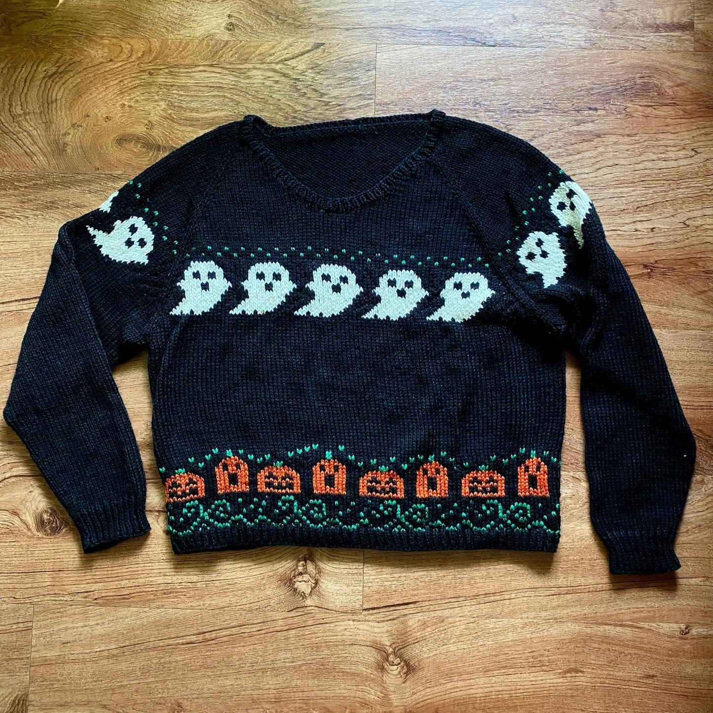 Haunted Yoke Pullover Knitting Pattern