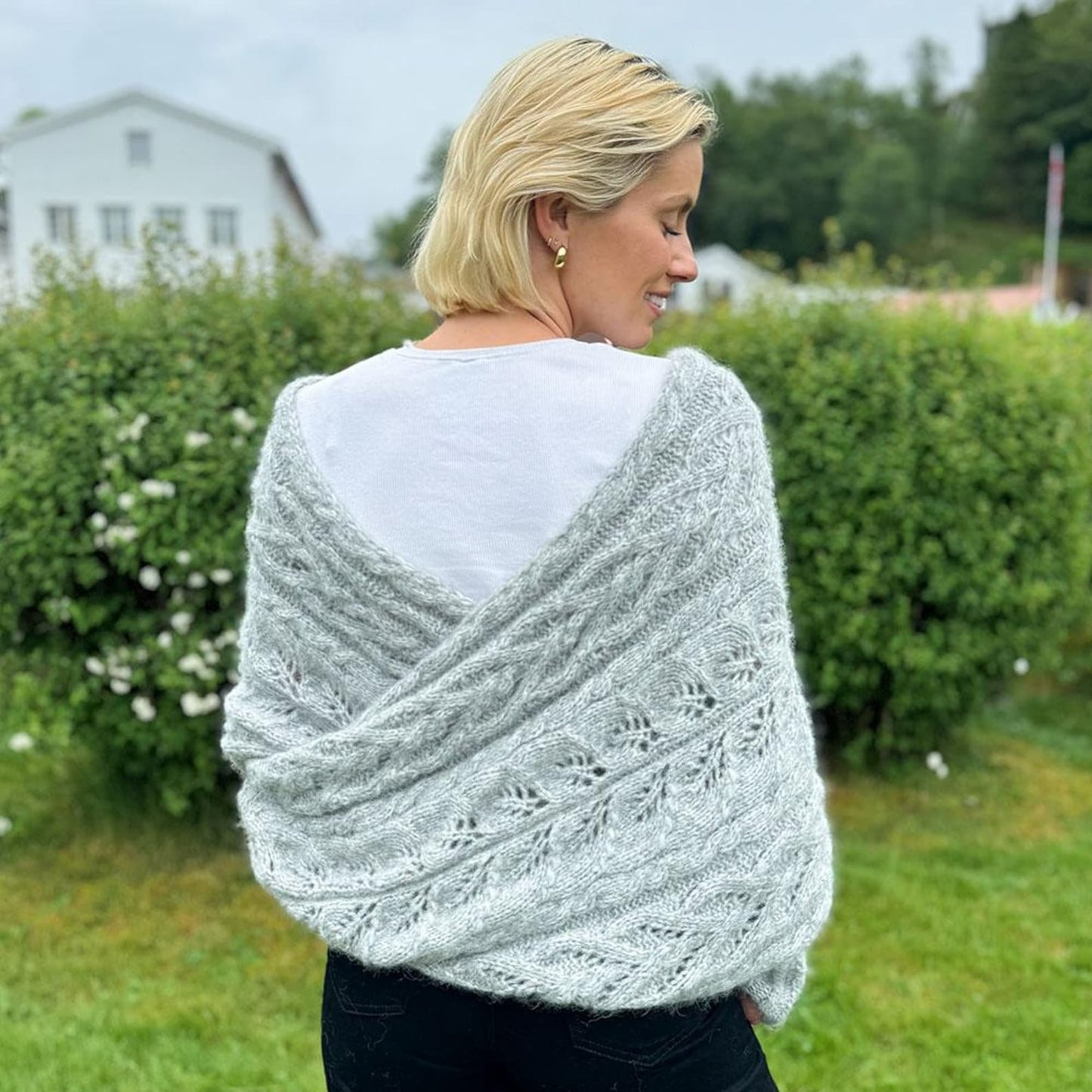 Woodland Foliage Sleeve Wrap Knitting Pattern
