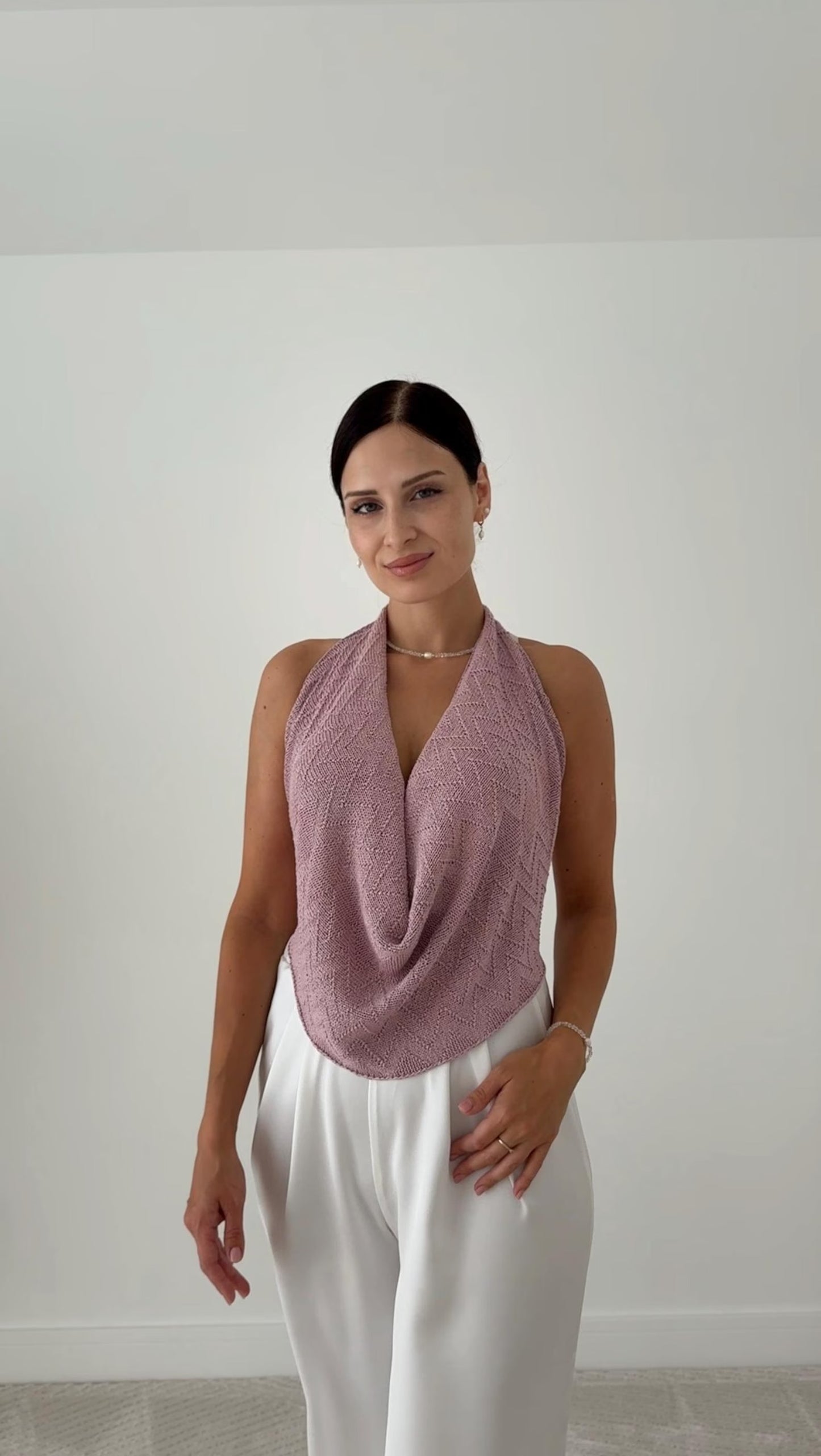 Versatile Convertible Wrap Top Knitting Pattern