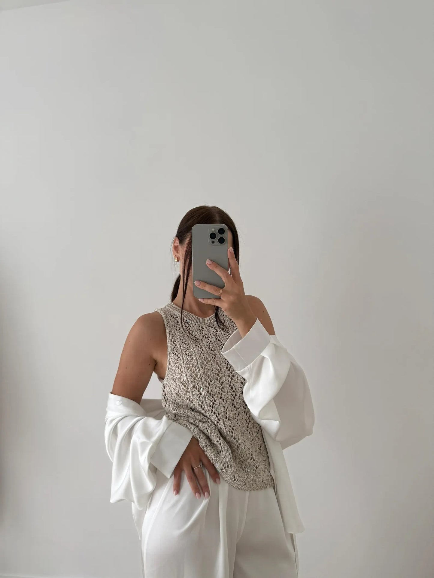 Ellana Elegant Top Knitting Pattern