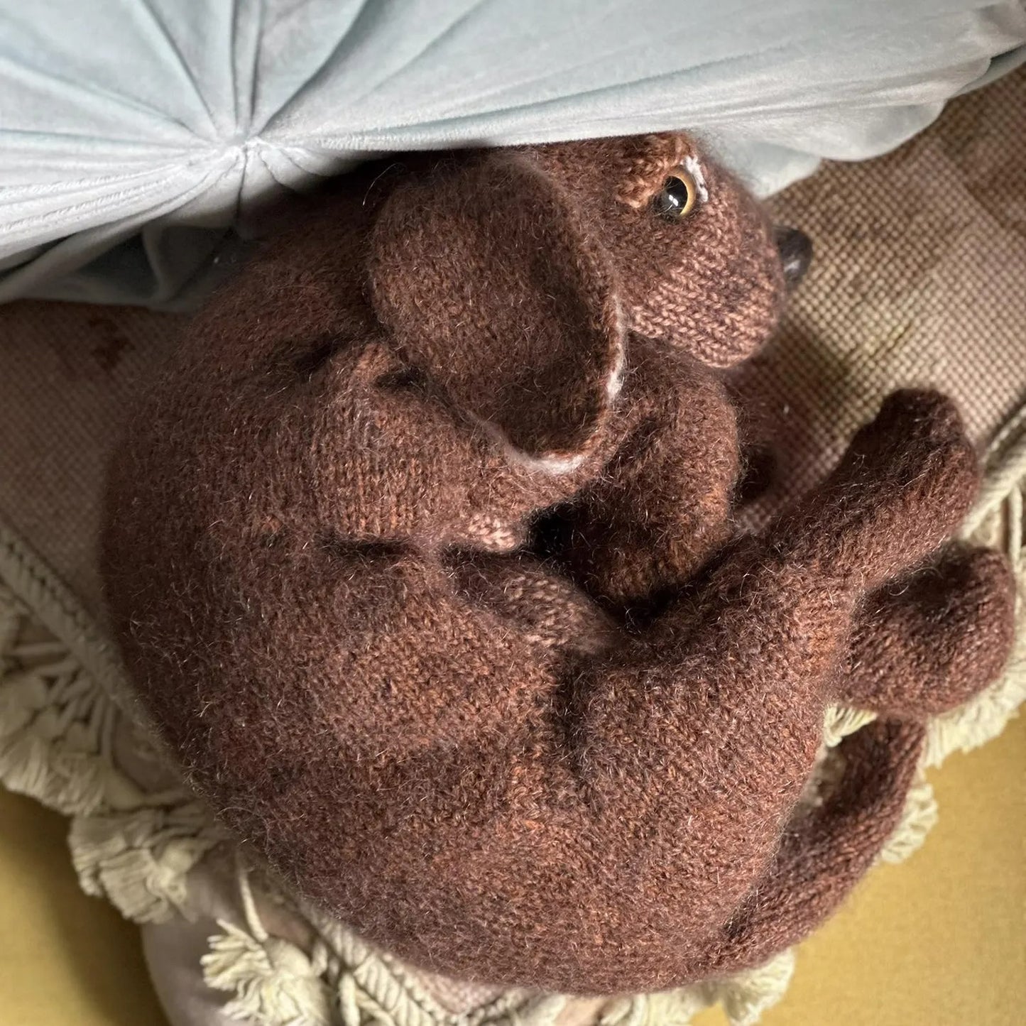 Long-Eared Companion Pup Knitting Pattern