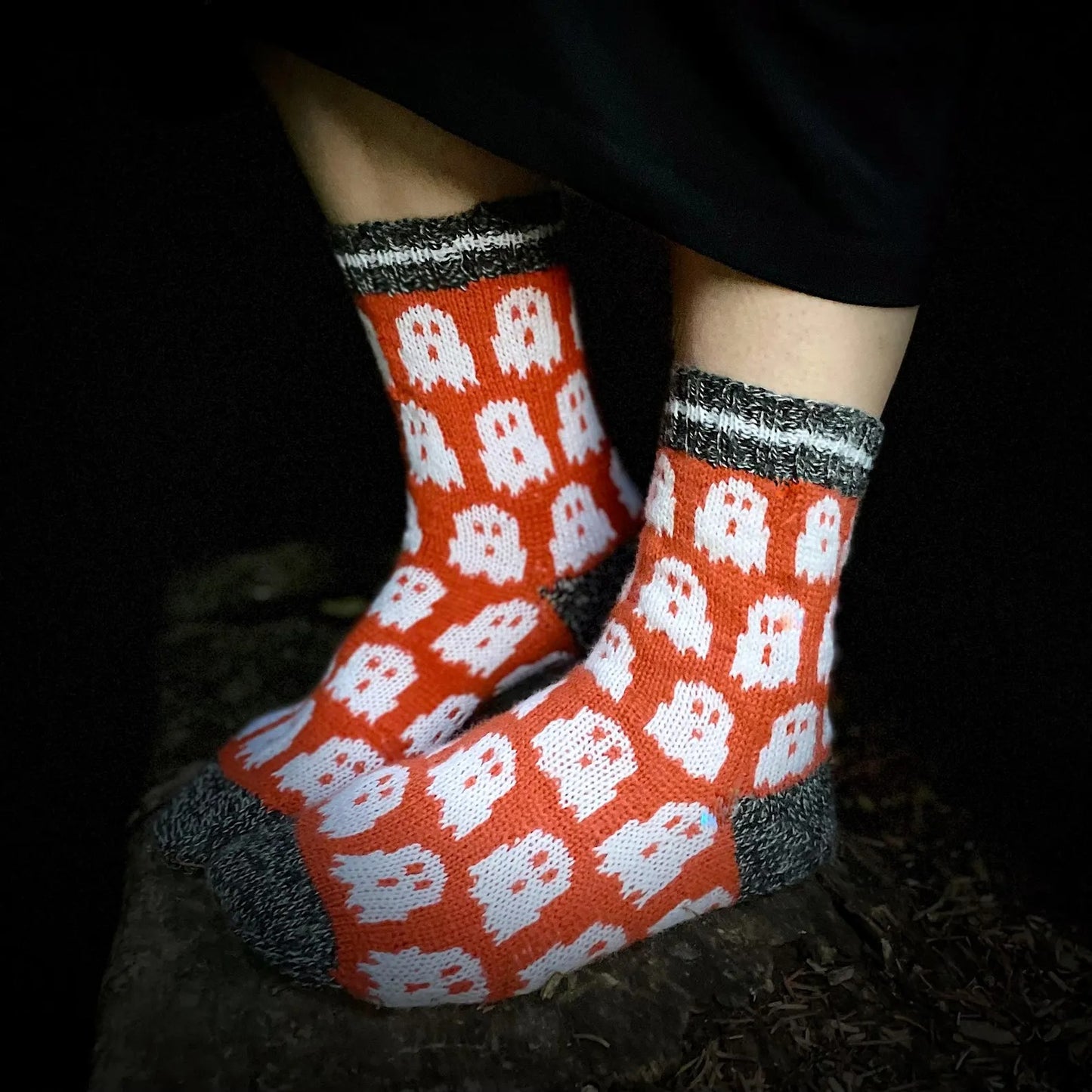 Midnight Mischief Sock Knitting Pattern