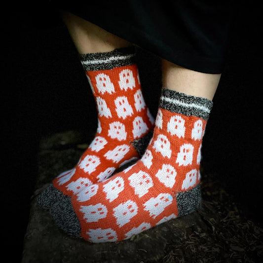 Midnight Mischief Sock Knitting Pattern