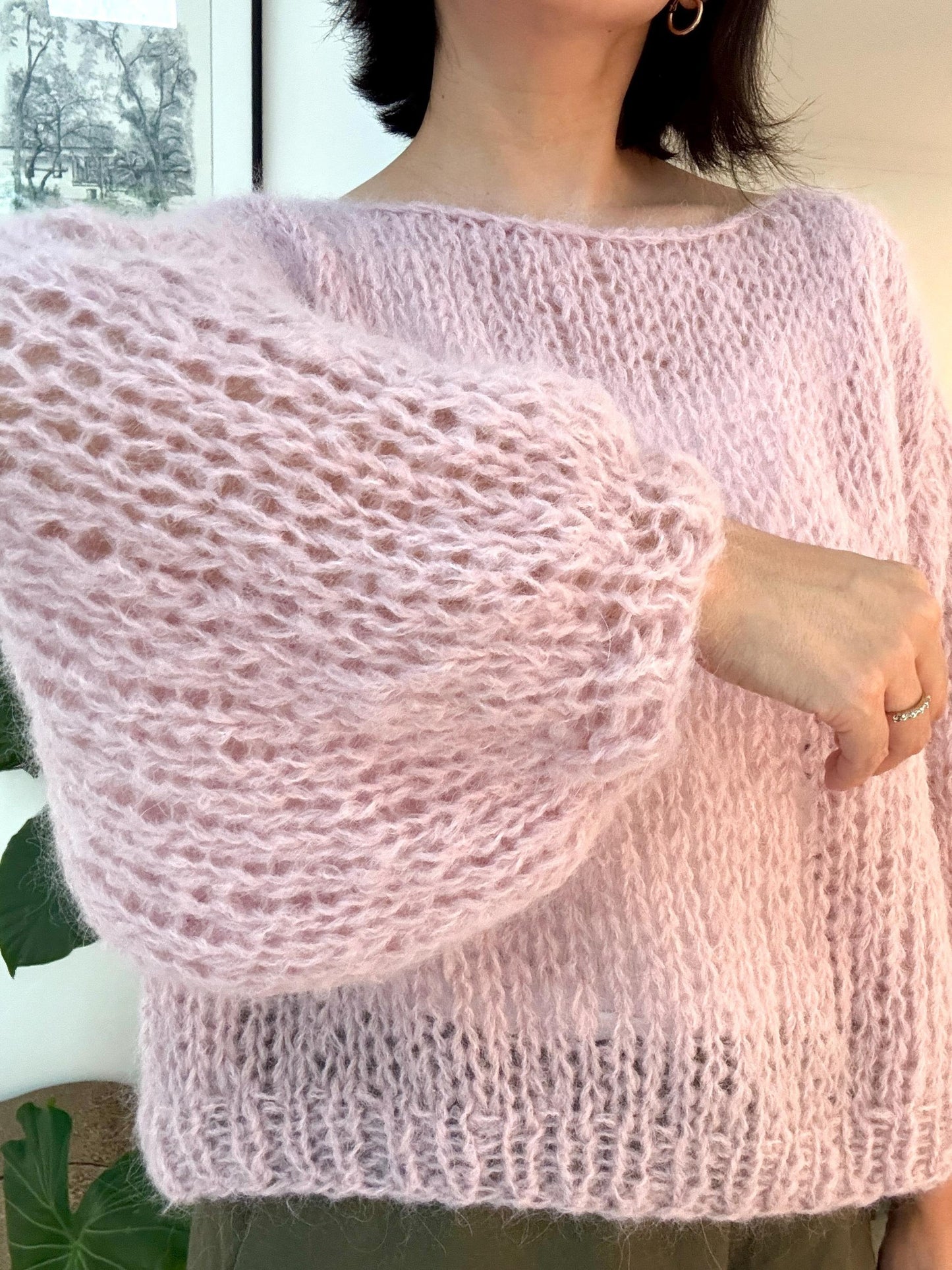 Continental Knit Classic Sweater Knitting Pattern