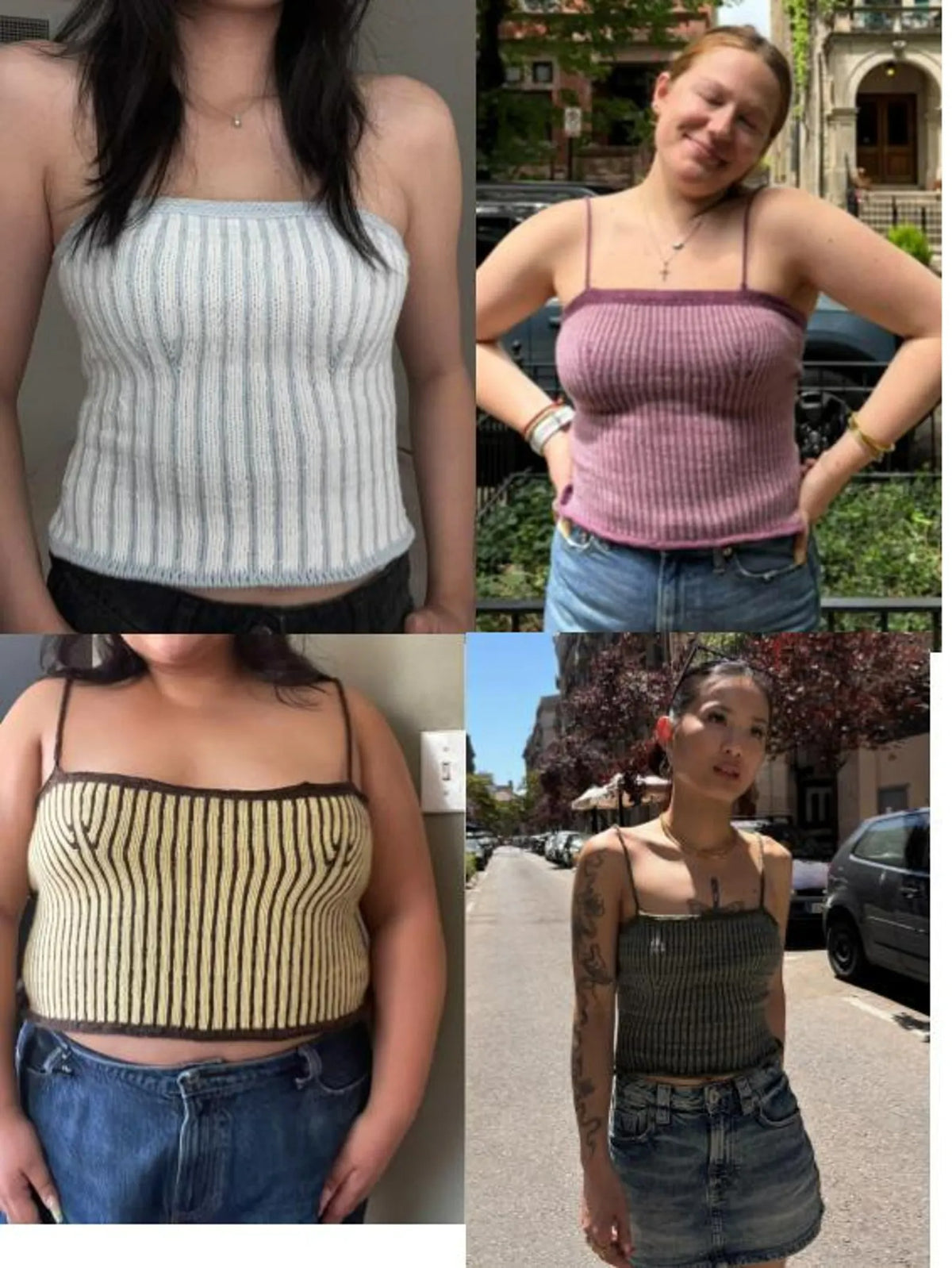 Refined Linear Summer Tee Knitting Pattern