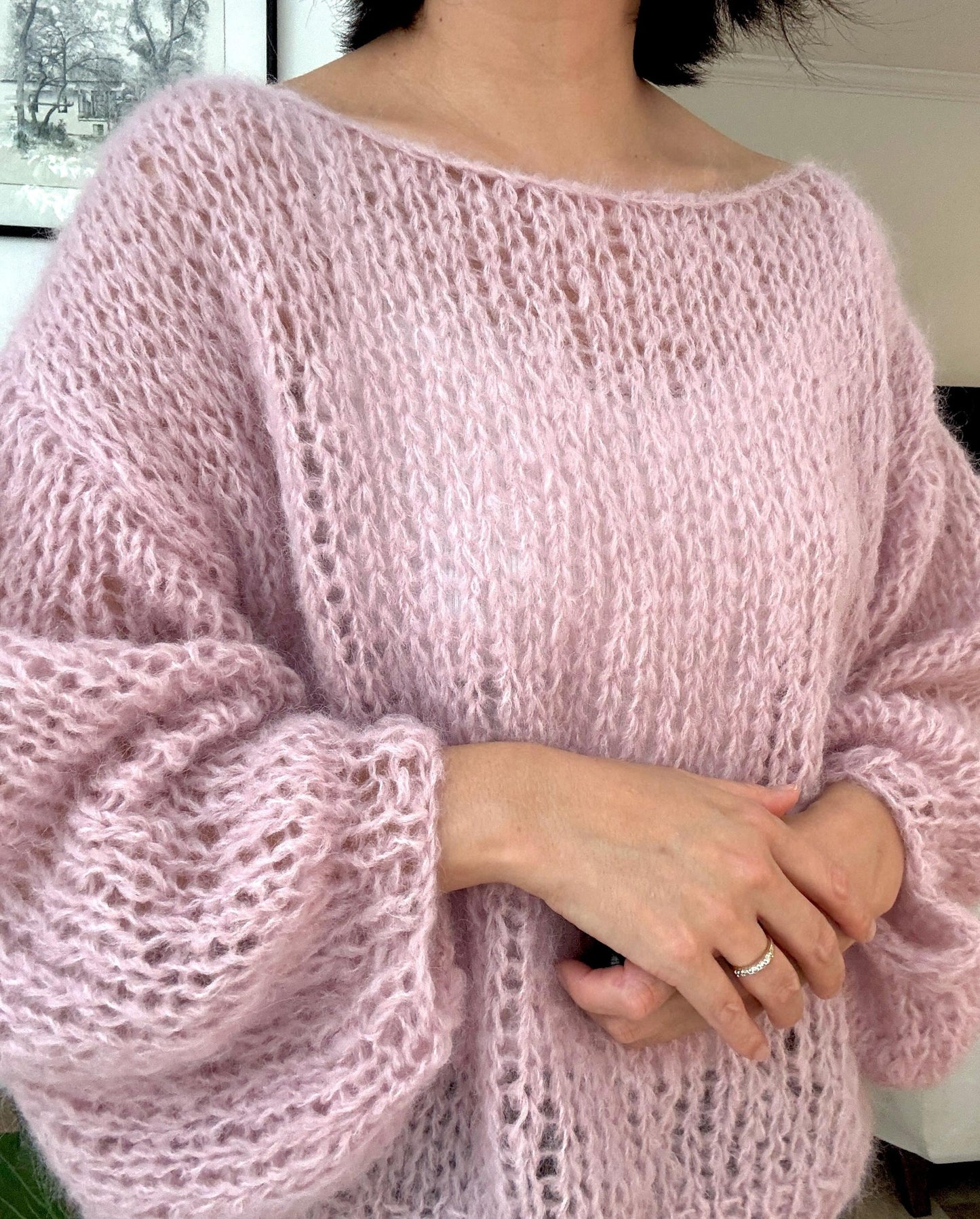 Continental Knit Classic Sweater Knitting Pattern