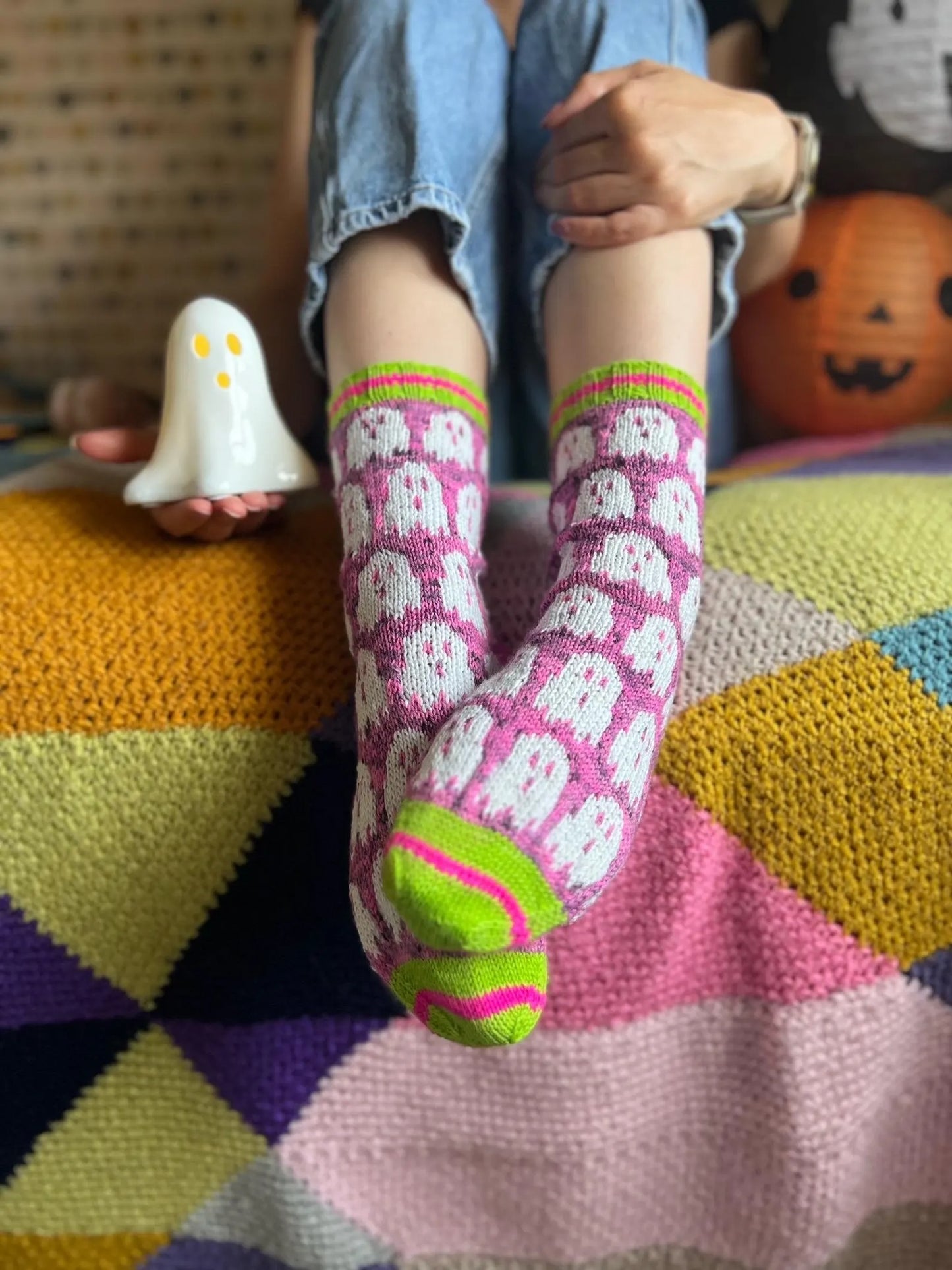 Midnight Mischief Sock Knitting Pattern