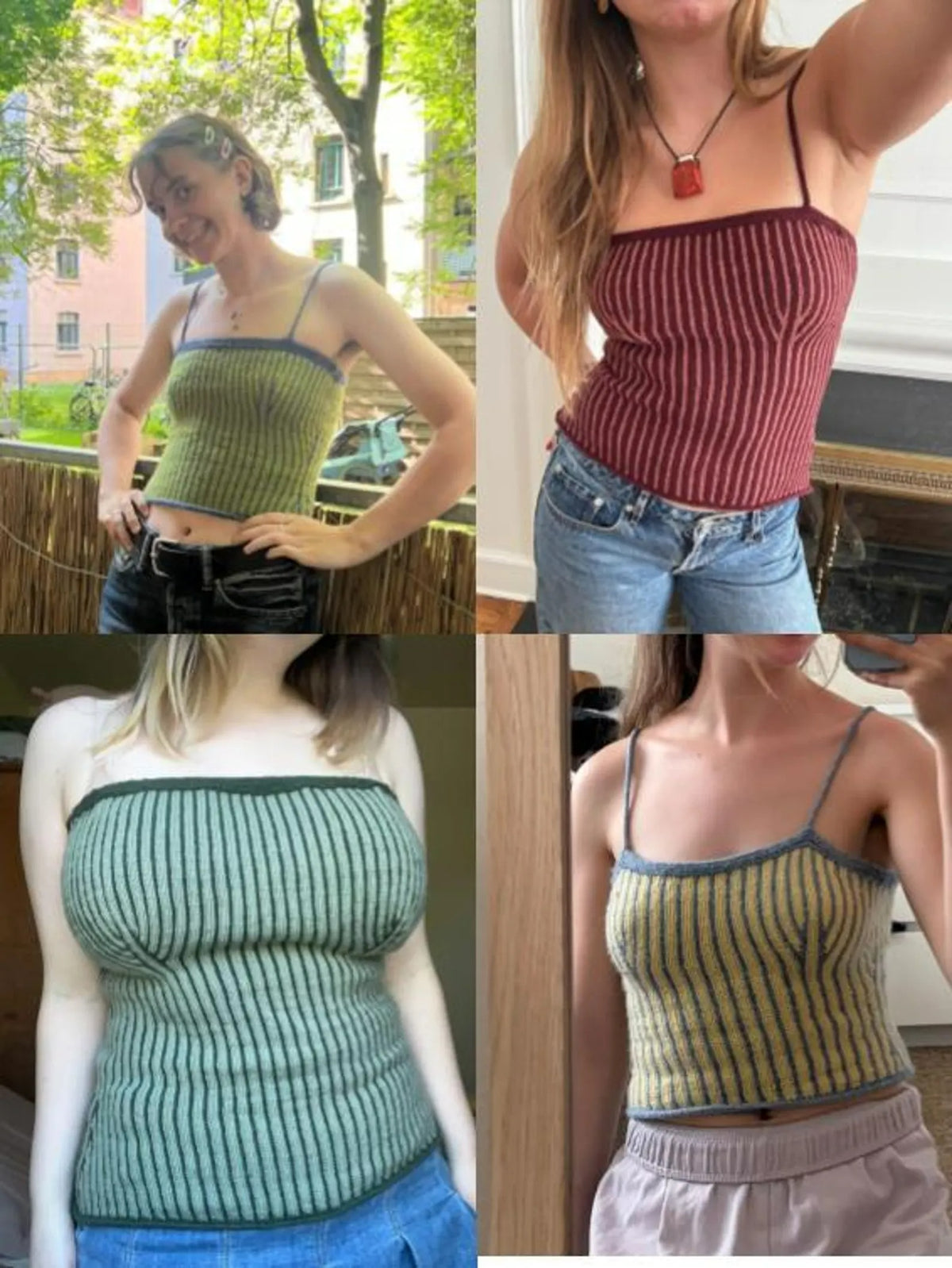 Refined Linear Summer Tee Knitting Pattern