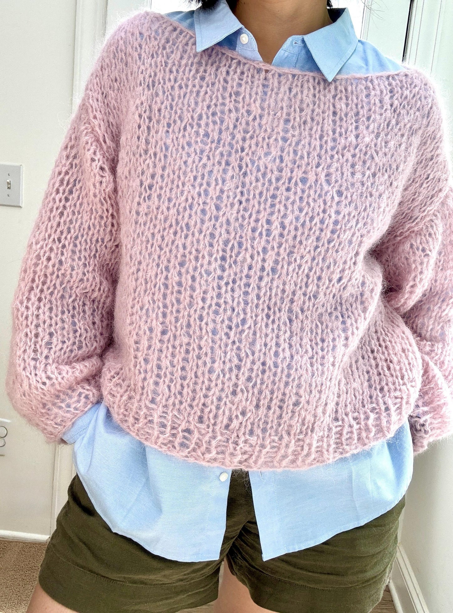 Continental Knit Classic Sweater Knitting Pattern