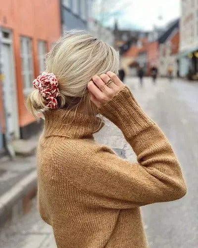 Old Money Turtle Neck Sweater Knitting Pattern